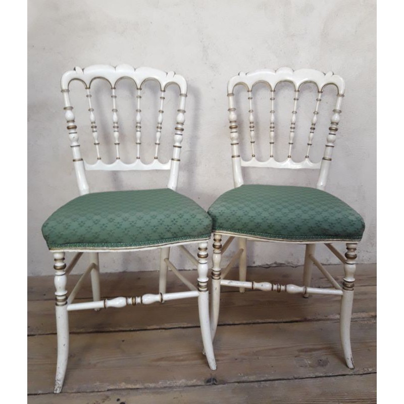Paire de chaises Napoléon III anciennes