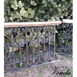 Old pair of railings cast...
