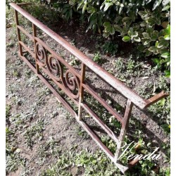 Old wrought iron railing