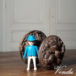 Antique french round cast...