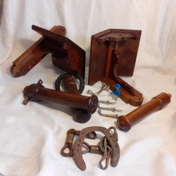 Saddle racks, harnesses,...