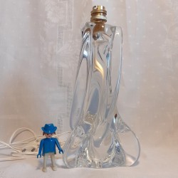 Pied de lampe en cristal...