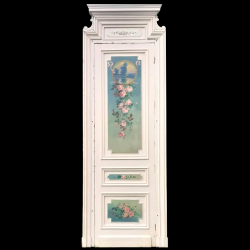 Fausse porte peinte...