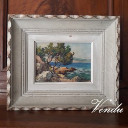 Oil on Panel Fortuné Car...