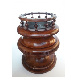 Planter solid walnut late 19th