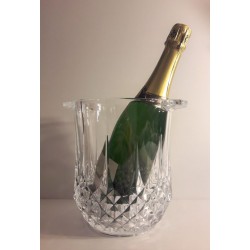 Molded crystal champagne...