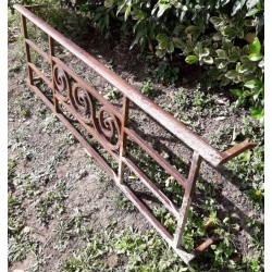 Old wrought iron railing