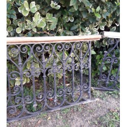 Old pair of railings cast...