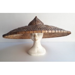 chapeau asie d:63cm chinois vietnam asiatique ancien