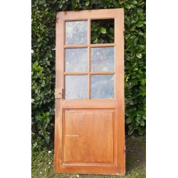 Old door 81.5x190cm glazed...